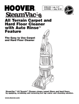 Hoover All Terrain Carpet and Hard Floor Cleaner with Auto Rinse Feature Steam Vacuum User manual