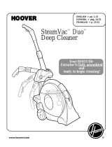 Hoover Steam Vac Duo Deep Cleaner User manual