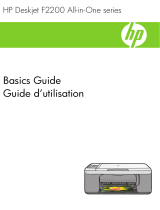 HP Deskjet F2200 All-in-One Printer series User manual