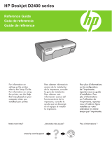 HP Deskjet D2400 Printer series User manual