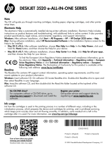 HP Deskjet 3522 e-All-in-One Printer Reference guide