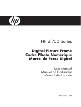 HP df750 Digital Picture Frame User manual