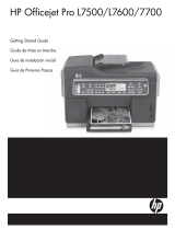 HP (Hewlett-Packard) Officejet Pro L7700 All-in-One Printer series User manual