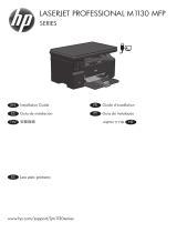 HP LaserJet Pro M1132 Multifunction Printer series Installation guide