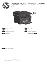 HP LaserJet Pro M1212nf Multifunction Printer series Installation guide