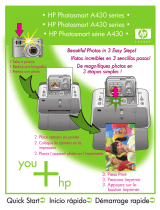 HP Photosmart A430 Portable Photo Studio series User manual