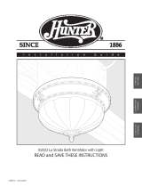 Hunter Fan LA STRADA 82022 User manual