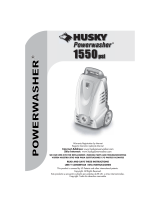 Husky Powerwasher 1550 User manual