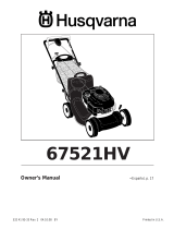 Husqvarna 67521 HV User manual