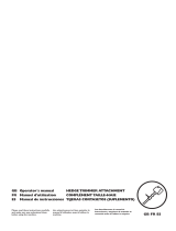 Husqvarna HEDGE TRIMMER ATTACHMENT User manual