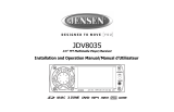 Jensen JDV8035 Owner's manual