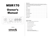 ASA Electronics MSR170 Owner's manual