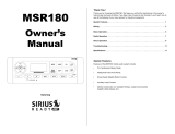 Voyager MSR180 Owner's manual