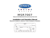 Audiovox VOYAGER MSR7007 Owner's manual