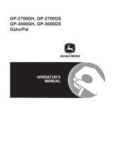 John Deere Products & Services GP-2700GH User manual