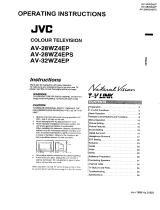 JVC AV-28WZ4EPS User manual