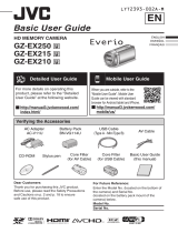 JVC GZ-EX215 User manual