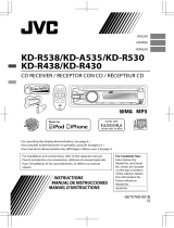 JVC CD/MP3 User manual