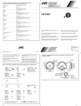 JVC CS-FS60 User manual