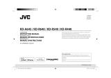 JVC KD-R440 User manual