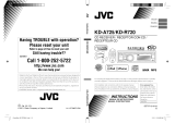 JVC KD-R720 User manual