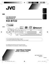 JVC KD-BT22 User manual