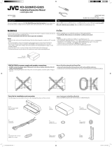 JVC KD-G325 User manual