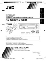 JVC CD Receiver KD-G632 User manual
