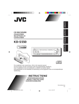 JVC KD-S550 User manual