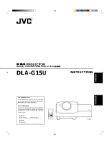 JVC DLA-G15U - D-ila Projector, 1500 Ansi Lumens User manual