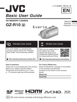 JVC Everio GZR10BUS User manual