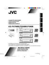 JVC F540R User manual