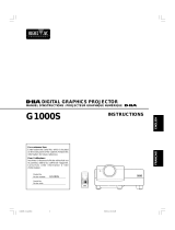 JVC G1000S User manual