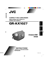 JVC GR-AX1027 User manual