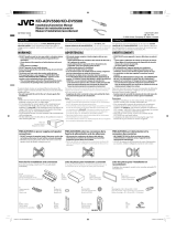 JVC KD-DV5500 - Single DIN DVD/CD/WAV/MP3/WMA iPod/HD Radio Receiver/Satellite Ready User manual