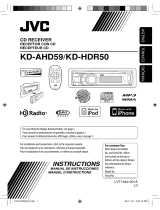 JVC KD-AHD59 - Radio / HD User manual