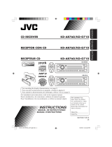 JVC KD-AR760 - Arsenal CD Receiver User manual