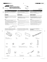 JVC KD-BT1 Installation guide