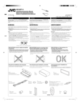 JVC KD-BT11J Installation guide