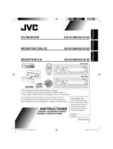 JVC KD-G120 - Radio / CD Player User manual