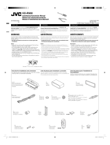JVC KD-R900 Installation guide
