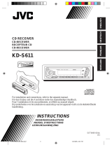 JVC KD-S611 User manual