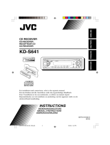 JVC KD-S641 User manual