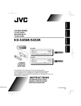 JVC KD-S653R User manual