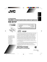 JVC KD-S747 User manual