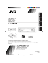 JVC KD-S821R User manual