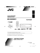 JVC EXAD KD-SHX851 User manual