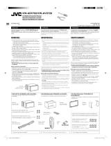 JVC KW-AVX720 - DVD Player With LCD Installation guide