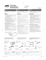 JVC KW-AVX820 Installation guide