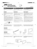 JVC KW-XG700 Installation guide
